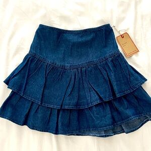 Lone star denim mini skirt brand new size small